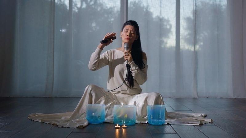 Voice of the Ether | 432 Hz | Etheric Blue Crystal Bowls