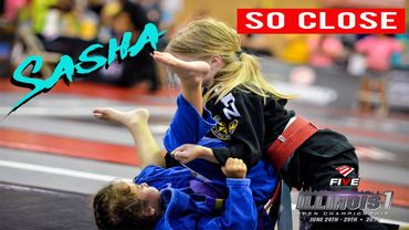 Girls JiuJitsu Match from Five Grappling Chicago