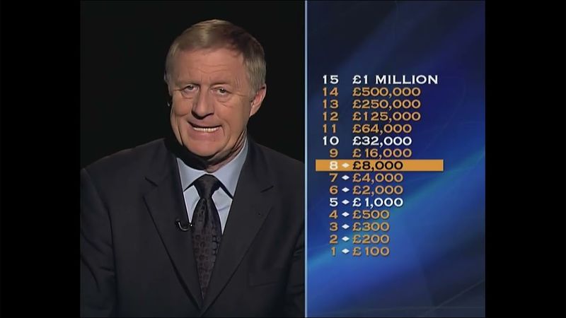 Who Wants to Be a Millionaire UK Family Picture Edition DVD John Carpenter Game #148