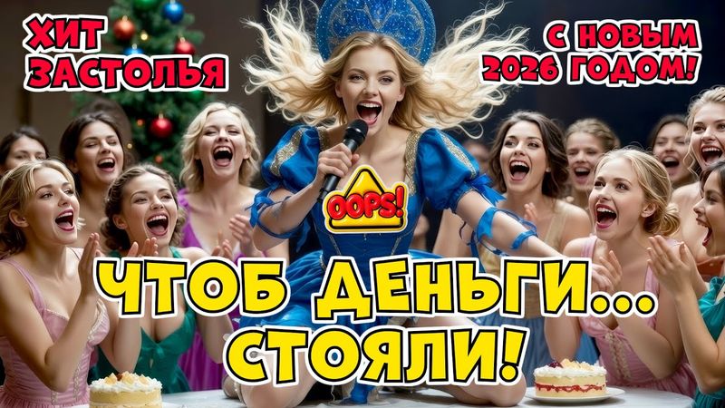 ХИТ ЗАСТОЛЬЯ 2026! 🥂ЧТОБ ДЕНЬГИ... СТОЯЛИ! 💰Снегурочка с сюрпризом!