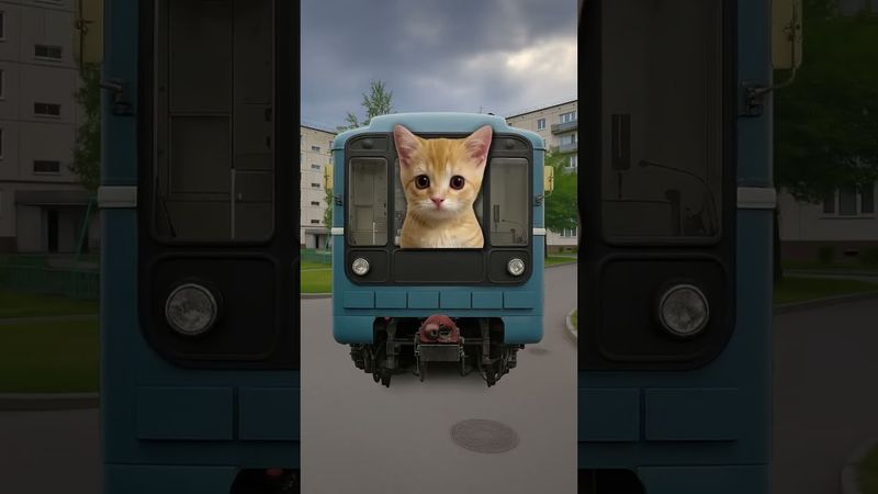 Киса купил номерной поезд  81-717/714 поезд метро 🔥 Кисы объясняют 😻