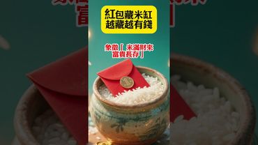 【老一輩的招財秘訣】紅包藏米缸 越藏越有錢！你試過嗎？