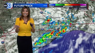 ABC13 Weather Watch for Friday as tropical showers could flood streets