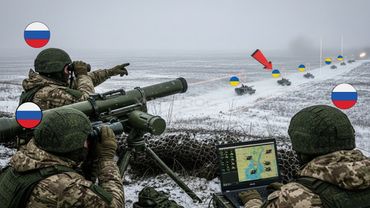 Сообщается, что российские ПТУР нацелились на украинские танки на поле боя