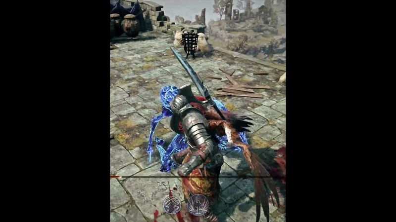 Crit Animation with Shield  #eldenringnightreign