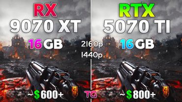 RX 9070 XT vs RTX 5070 Ti - Big Comparison with New Drivers | 1440p & 4K