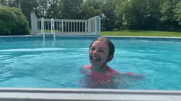 Pool Gymnastics Contest! 🤸‍♀️💦 Epic Tricks, Splits & Summer Fun!