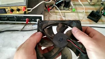 Ремонт вентилятора охлаждения блока АТХ.