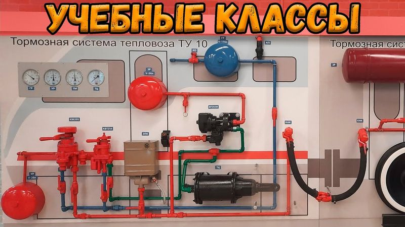 Свердловская детская железная дорога. Часть 2 - учебные кабинеты.