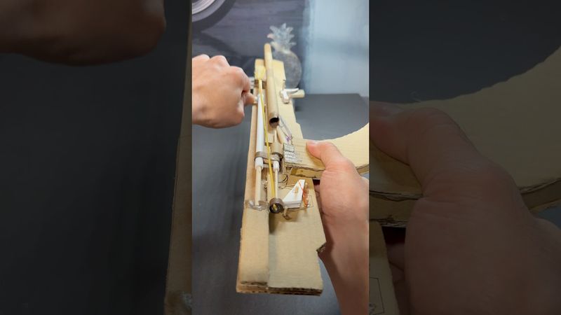 Diy cardboard gun TYPE-25/tutorial⬆️