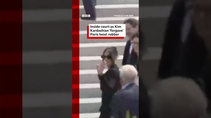Kim Kardashian told one of the men involved in robbing her Paris mansion she forgives him. #BBCNews