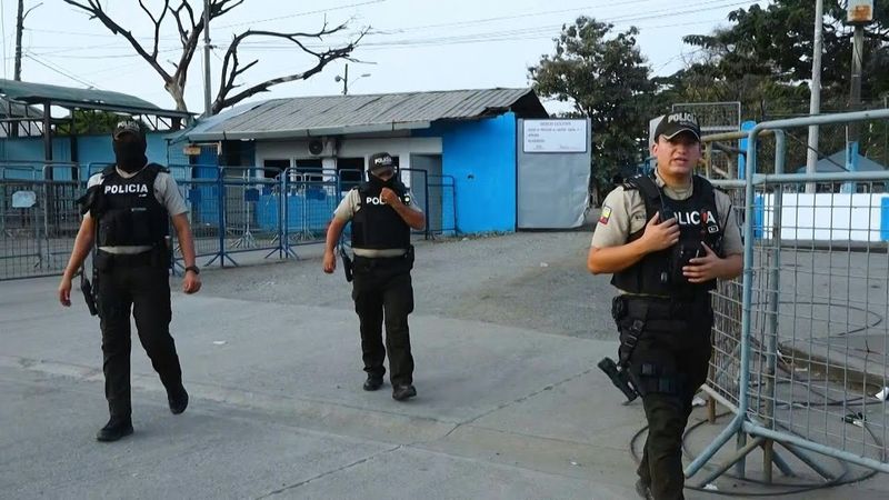 Images of high-security prison from which one of Ecuador's leading criminals escaped | AFP
