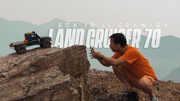 1/10 Scale RC: LAND CRUSIER LC70 KillerBody SCX10 II - ROCK CRAWLER 1/10