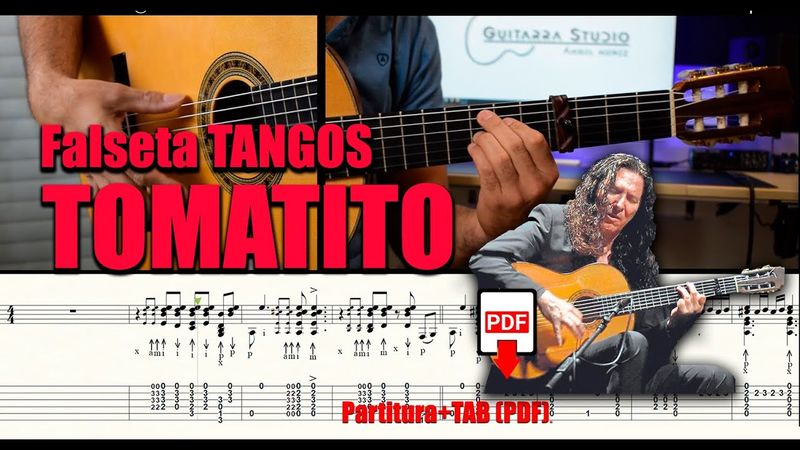 Falseta de TANGOS (3/4) / TOMATITO / Partitura + TAB (PDF)