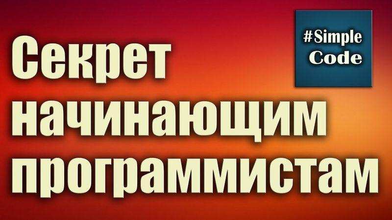 Секрет начинающим программистам. Можно ли самому самостоятельно выучить программирование.