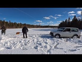 Пробиваемся на ниве к секретной избе в Карелии!