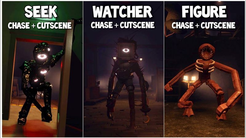 Doors : The Foundation All Chases & Cutscenes