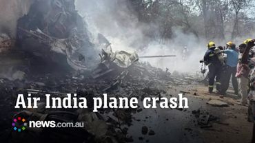 Air India plane to UK crashes near India's Ahmedabad airport