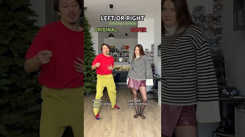 ORIGINAL OR COVER?💃🕺 CHRISTMAS SONGS NEW AND OLD VERSIONS😁 #dancevideo #music #piotrovscy