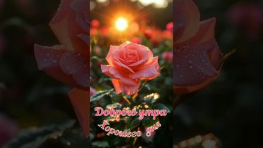 🌺• С ДОБРЫМ УТРОМ •Пусть это утро задаст ритм твоему успешному и счастливому дню!•#shorts