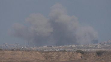 Heavy smoke clouds billow over central Gaza amid Israeli operations | AFP