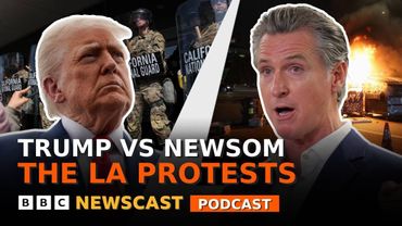 Why did Donald Trump send the National Guard and Marines to the LA ICE protests? | BBC Newscast