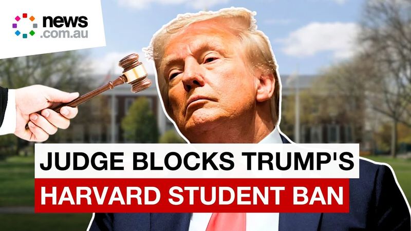 Trump vs. Harvard: judge halts student ban