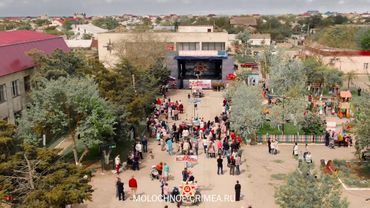 Клип - аэросъемка. Крым. Село Молочное - 9 мая 2019 г