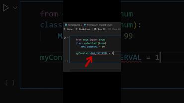 Как создать КОНСТАНТУ в пайтон