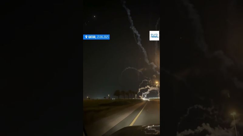 Explosions heard in Doha as Iran launches missiles on US targets in Qatar