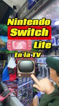Aqui te enseñamos como conectar la nintendo switch lite a la TV y tam...