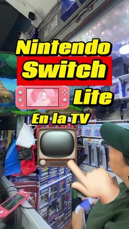 Aqui te enseñamos como conectar la nintendo switch lite a la TV y tam...