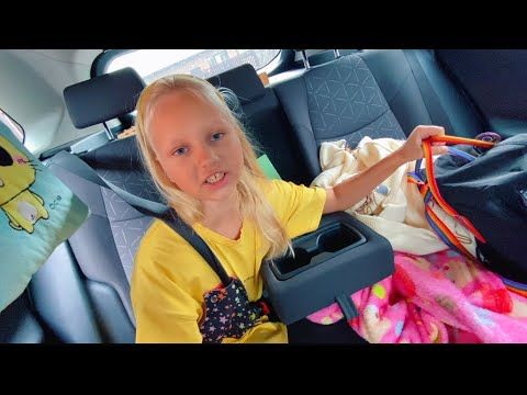 ВЛОГ ЛЁША В ШОКЕ от того где мы остановились! Алиса шоппится на заправке АТАН! На машине в Крым!