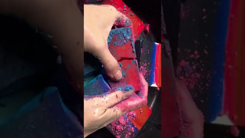 Dip Dyed Pink & Blue Nexo Chalk