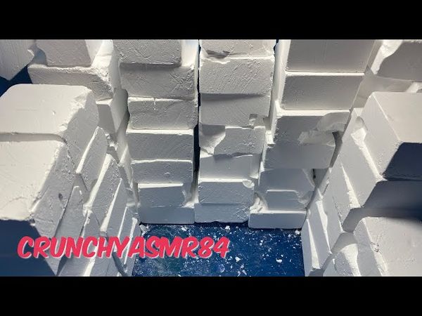 80 Blocks of Gym Chalk | 15K Celebration | Sleep Aid | ASMR