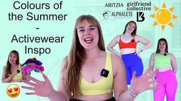 Summer Gym Activewear Outfit Inspiration | Colours Of The Summer Ft. Buffbunny, Alphalete & More!