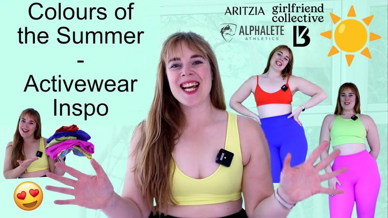 Summer Gym Activewear Outfit Inspiration | Colours Of The Summer Ft. Buffbunny, Alphalete & More!