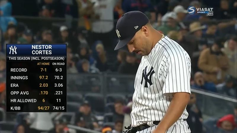 Бейсбол. Плей-офф MLB - 2022 /ALCS / 23.10.2022 / Houston Astros @ New York Yankees [Game 4]