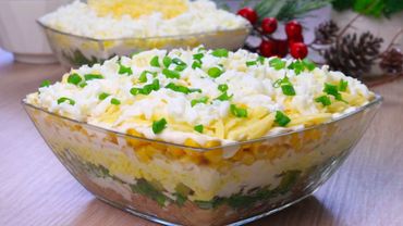 Он  заменит МИМОЗУ НАВСЕГДА! САЛАТ "ВИВАЛЬДИ" на НОВЫЙ ГОД! Просто ,Но Очень вкусно!