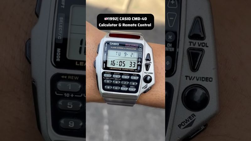1992| CASIO CMD-40 #casio #vintage #digitalwatch #innovation #watches #shorts 📽️:street__watch