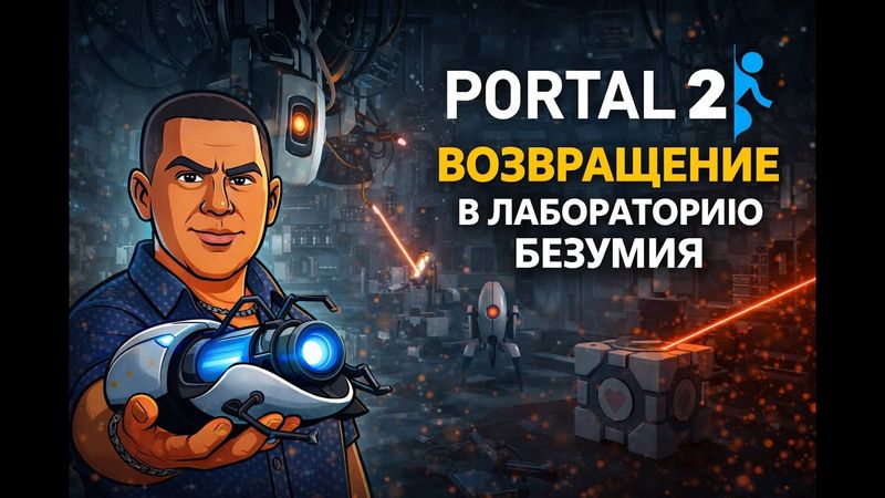 Portal 2 — Глава 1: пробуждение, первые тесты и возвращение в лаборатории