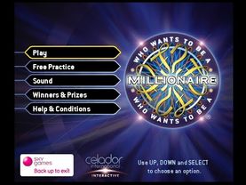Who Wants to Be a Millionaire UK 2006 Sky Gamestar John Carpenter Game #9