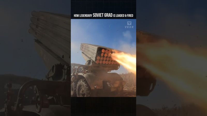 How Legendary Soviet "Grad" is Loaded & Fired