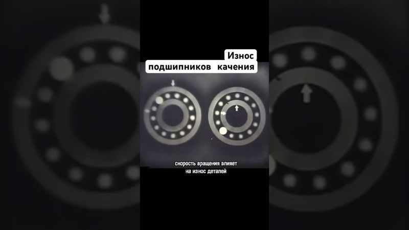 Износ подшипников качения #подшипники #сделановссср #авто #автомобили #шортс #shorts #automobile