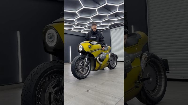 $85K Cyberpunk BMW by Zillers 🦾😎#motorcycle #car #wow #luxury