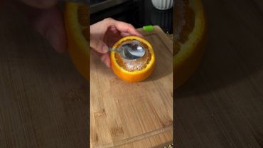 Опустите апельсин в соль и вам станет намного легче #советы #лайфхаки #lifehacks #tips