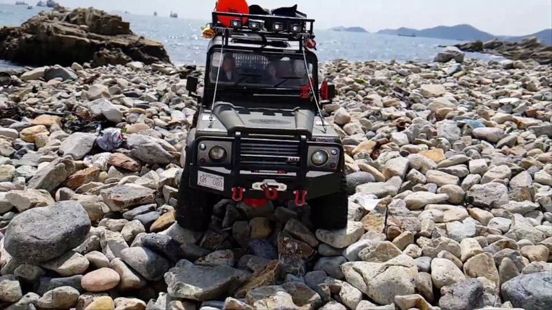RC RC4WD Gelande 2 D90 Defender Young_do island Next Day RUN II