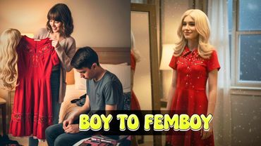 From Boy to Femboy: A Rainy Day Transformation