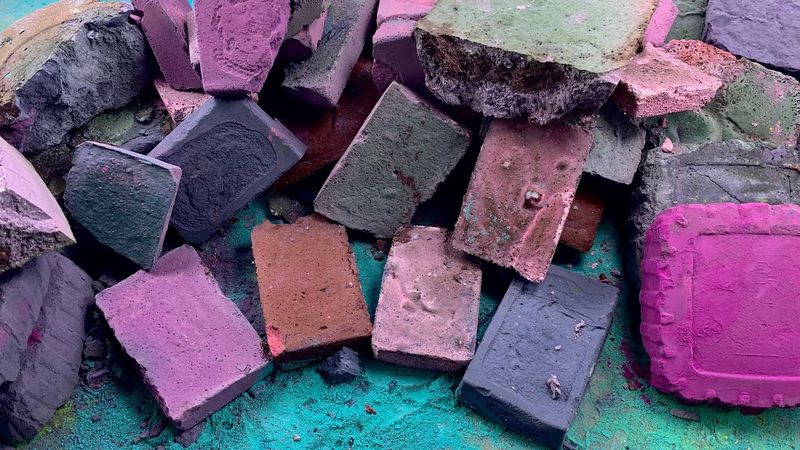 SHADES of PURPLE Super Satisfying Video with @GlossyCrunchASMR Silky & Velvety Purple Pigment Chalk