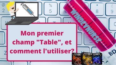 014.Créer un champ table (...un tableau) avec Windev